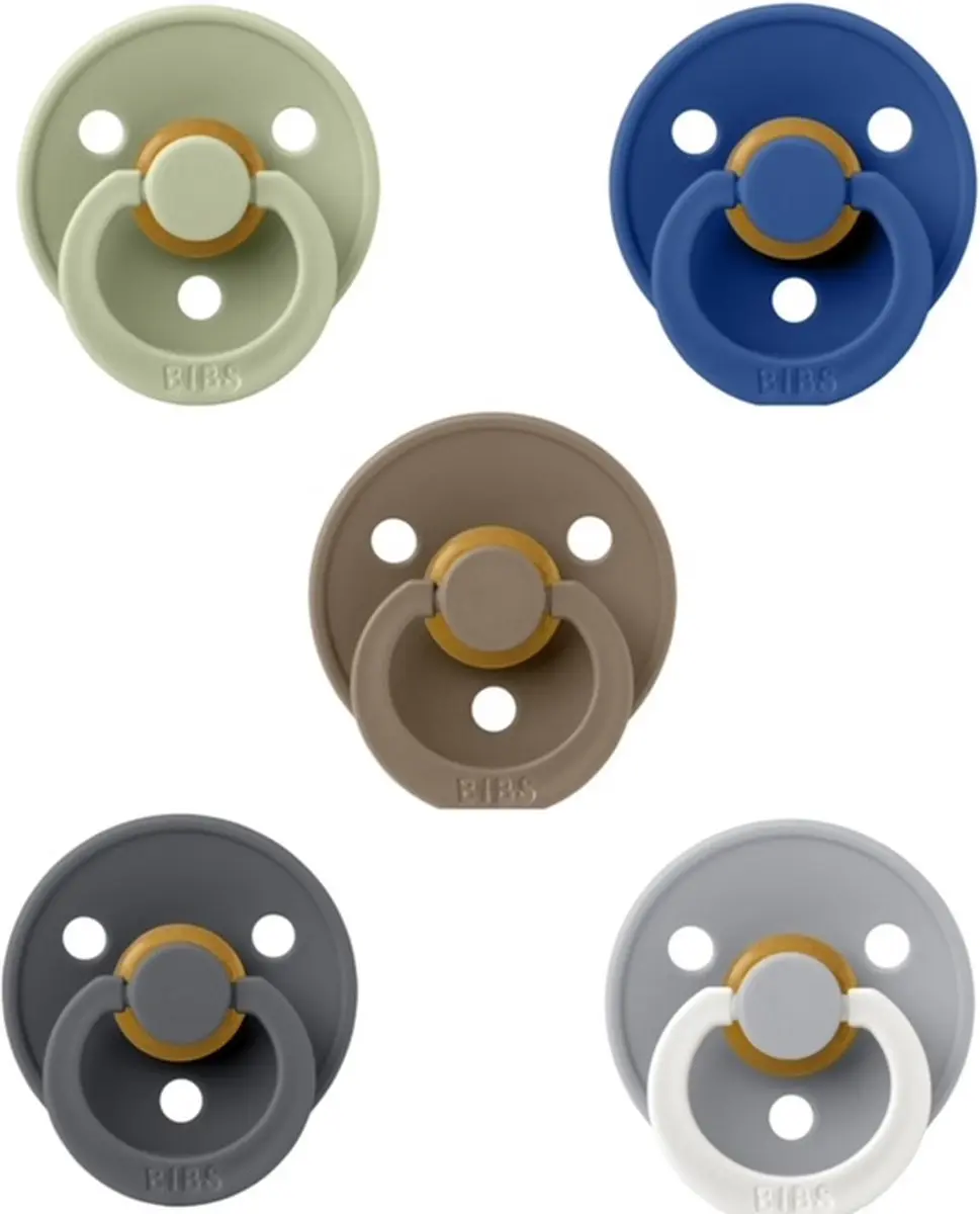BIBS Fopspenen 6-18 Maand Set 5 Stuks