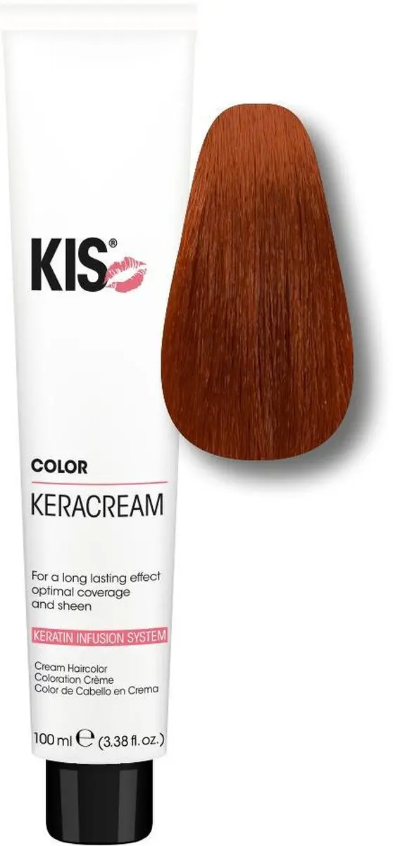 KIS KeraCream Color 150ml Kastanjebruin - Permanent Full Coverage