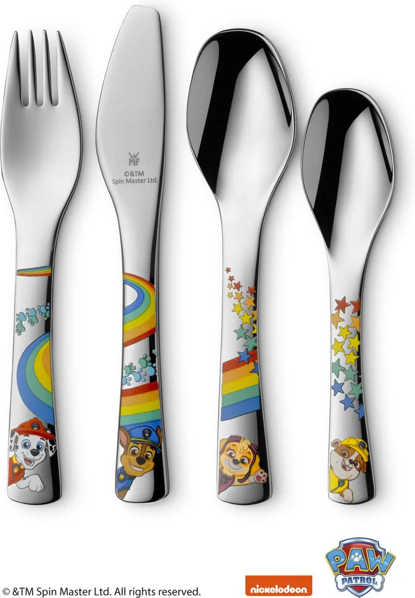 WMF Kids Paw Patrol Kinderbestekset 6-delig - RVS - Meerkleurig