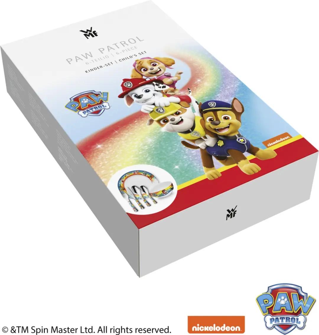 WMF Kids Paw Patrol Kinderbestekset 6-delig - RVS - Meerkleurig
