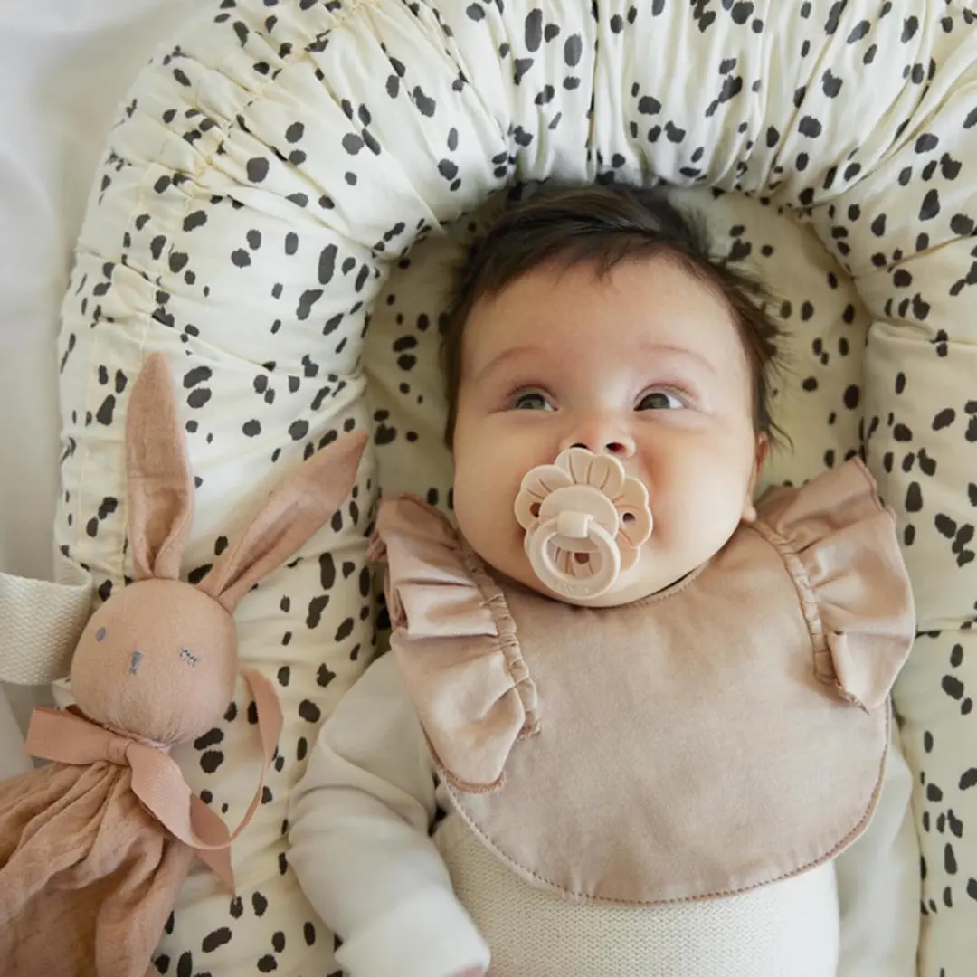 Elodie Binky Bloom Fopspeen 3-6m - Powder Pink
