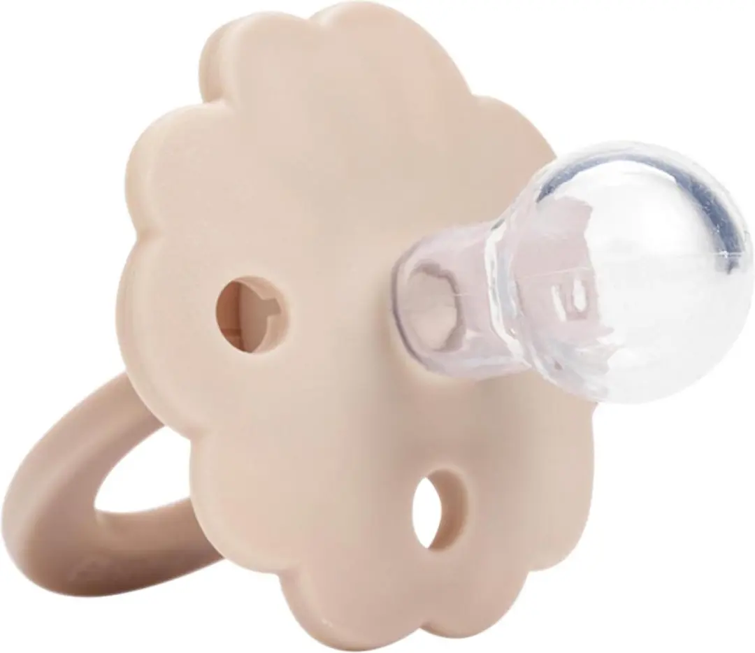 Elodie Binky Bloom Fopspeen 3-6m - Powder Pink
