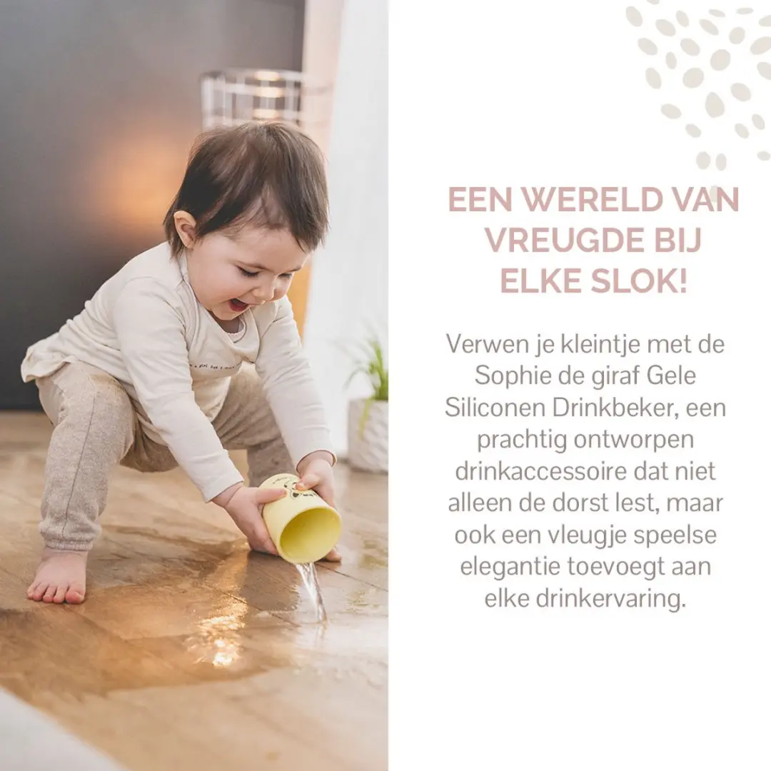 Sophie de Giraf Drinkbeker 80ml - Geel