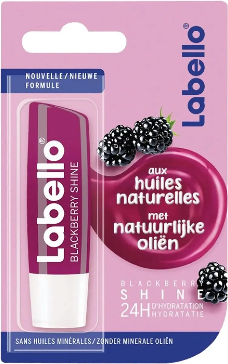 Labello Blister Blackberry Shine Lippenbalsem - 6 Stuks - afbeelding 6 van 6