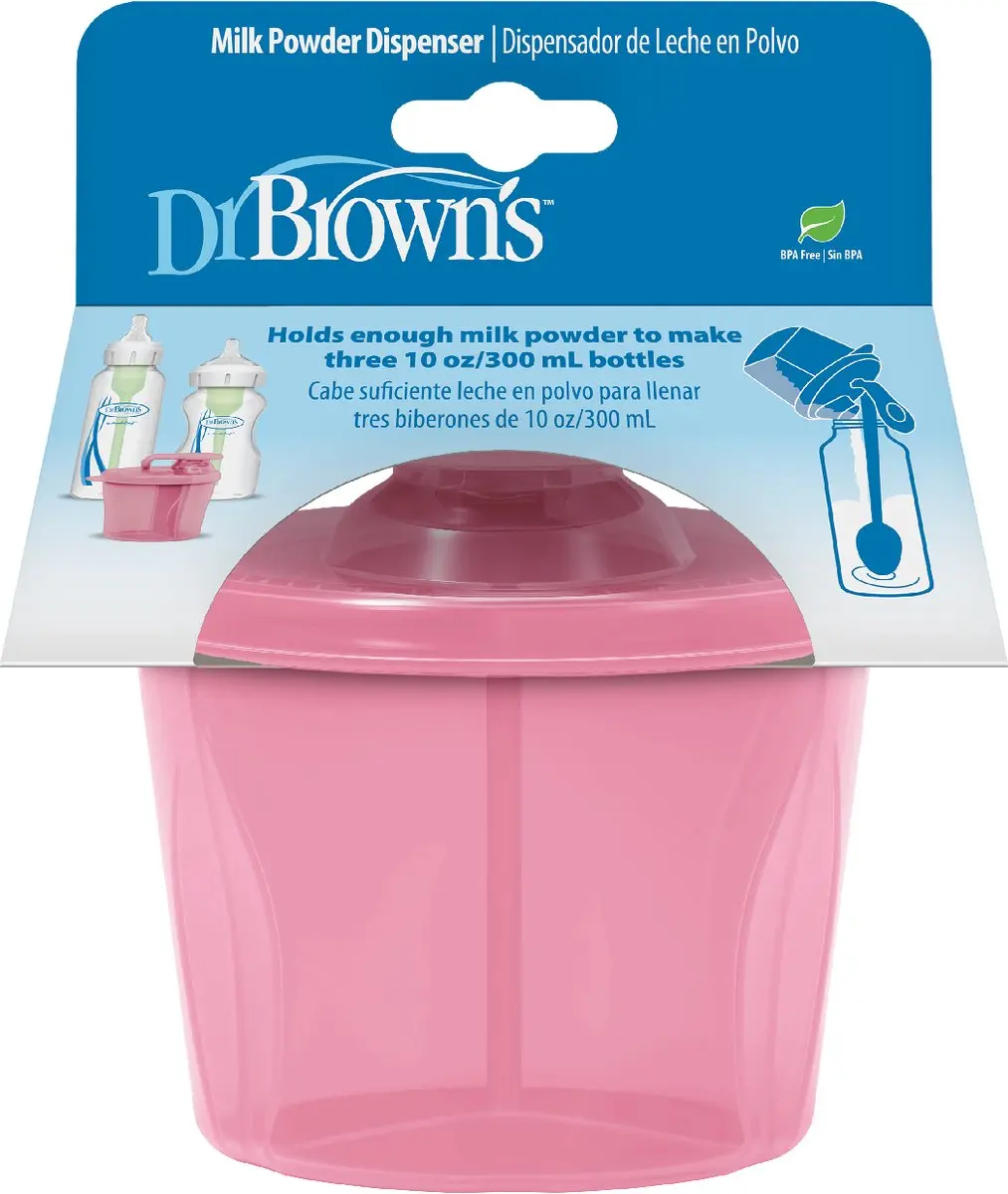 Dr. Brown's Melkpoeder Dispenser Roze