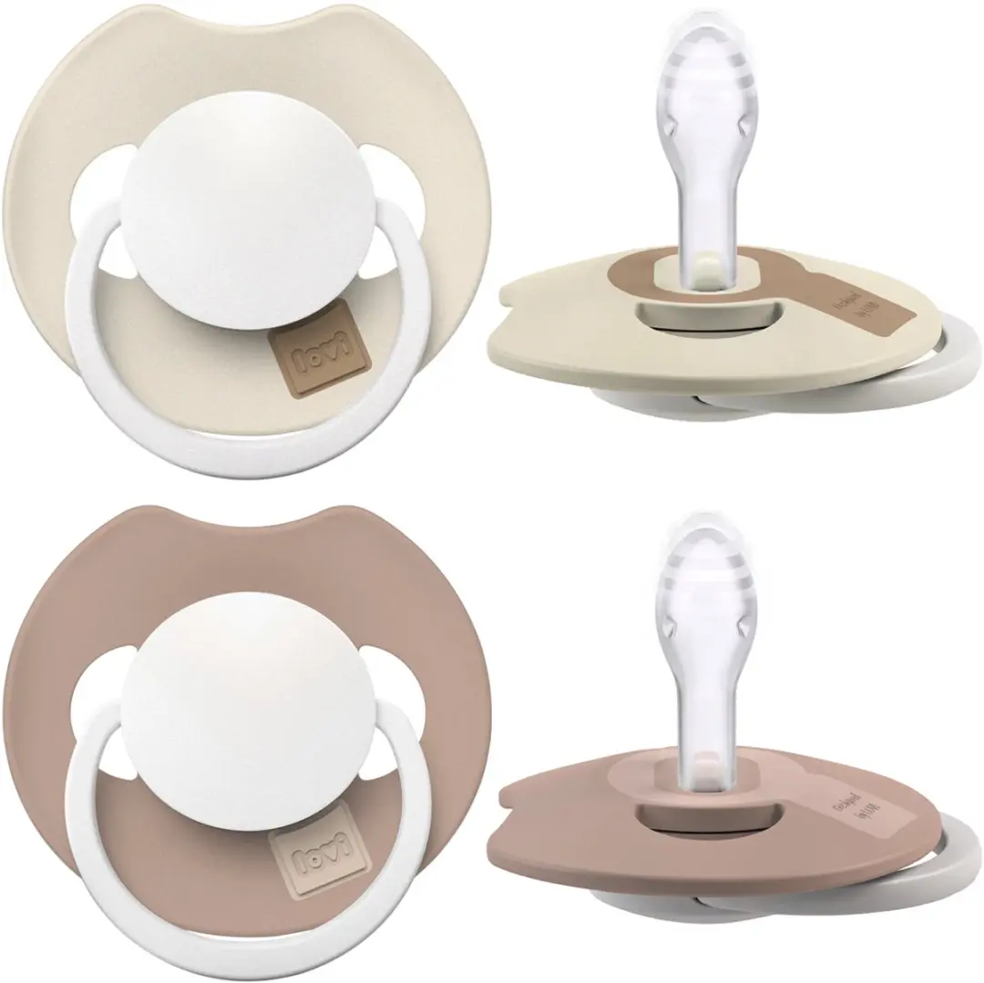 Difrax LOVI Dynamische Prime Glow Fopspeen 0-6 Maanden