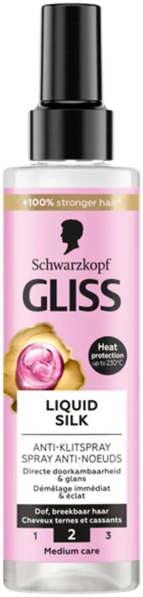 Gliss Kur Antiklit Spray 600ml - 3 Stuks