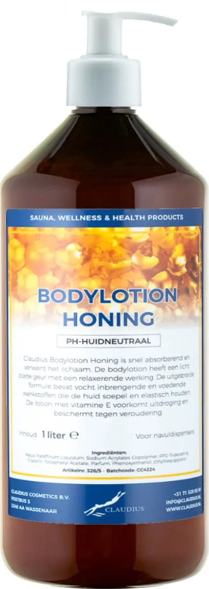 Splashbox Cosmetics Bodylotion Honing 1L - met pomp