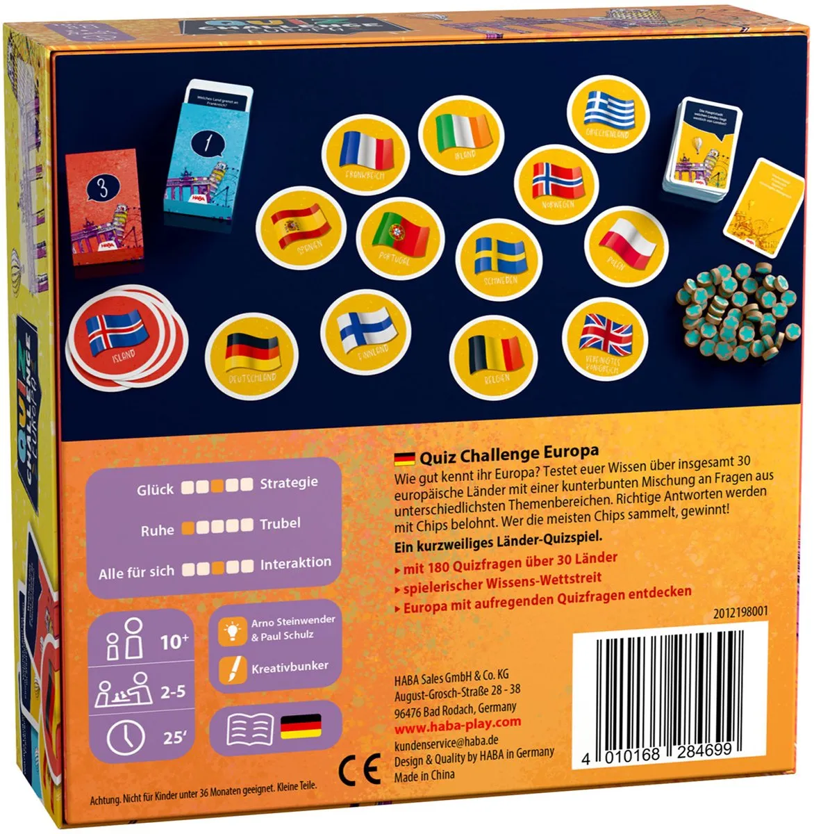 Haba Spiel Quiz Planet Europa - 303213