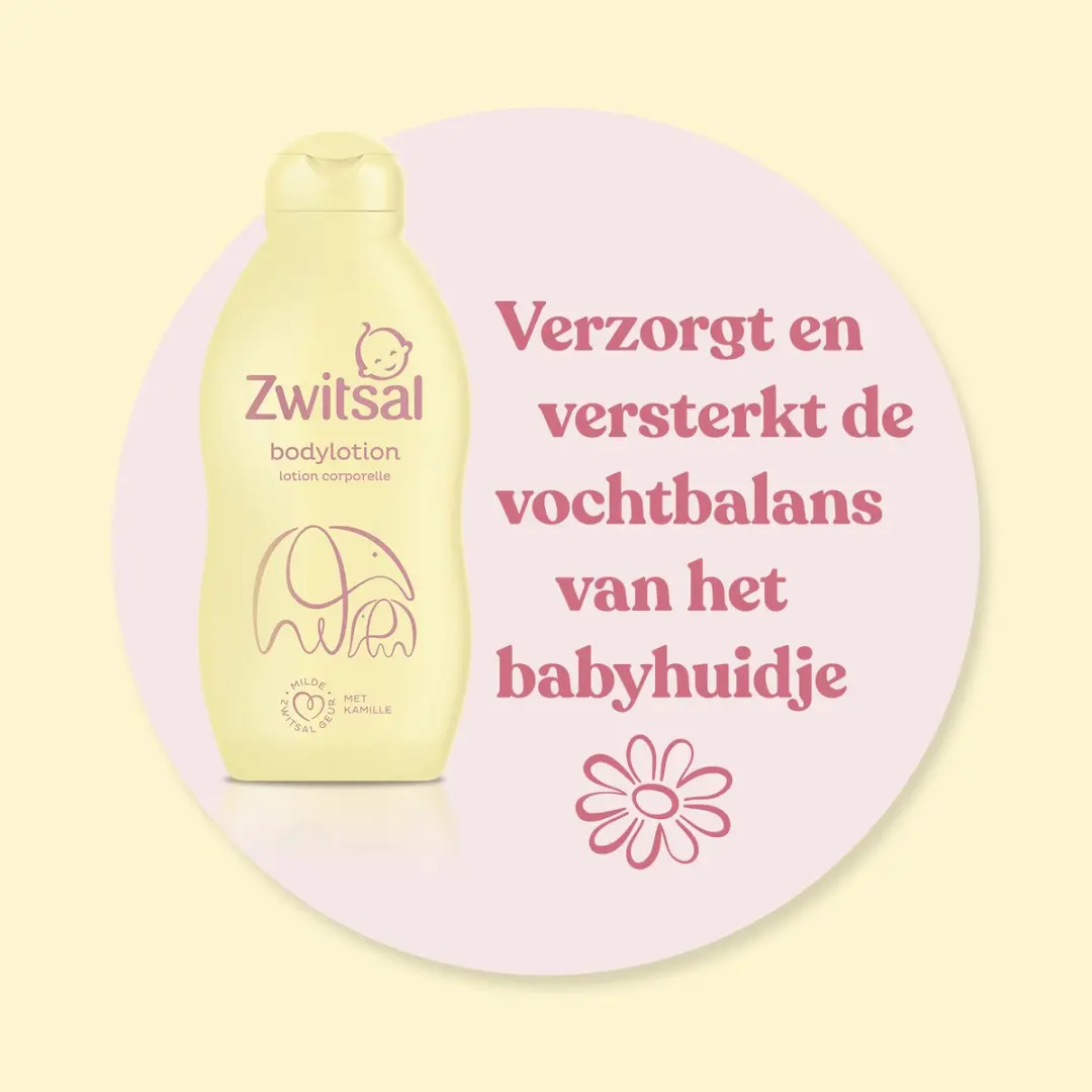 Zwitsal Baby Bodylotion 200ml - 6 Stuks