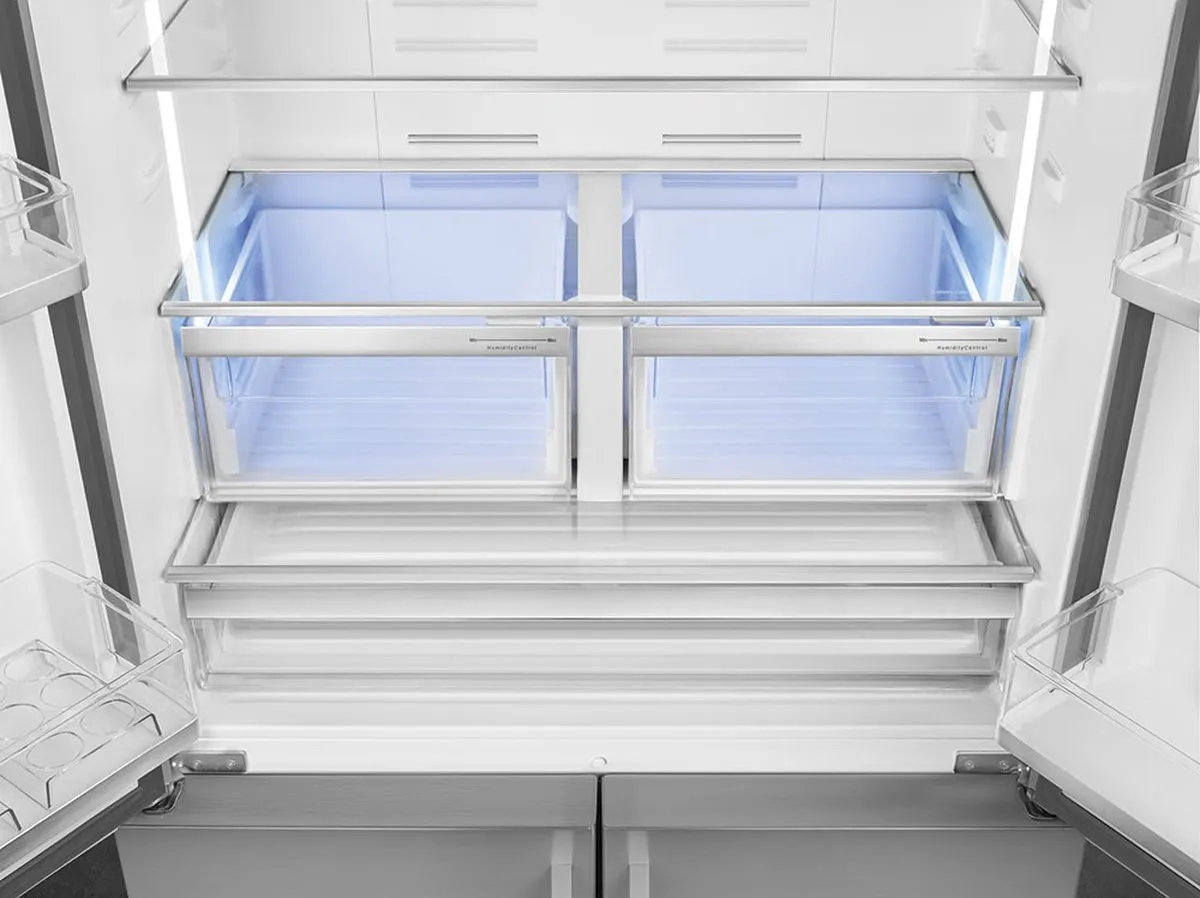 Smeg FQ60XE Vrijstaande Koelkast 4 Deuren - No Frost - RVS