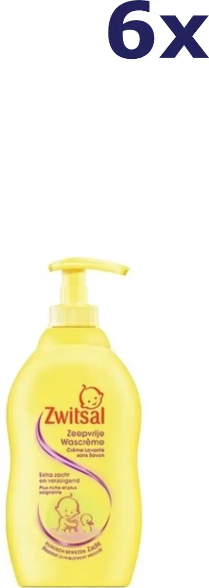 Zwitsal Zeepvrije Wascrème 400ml