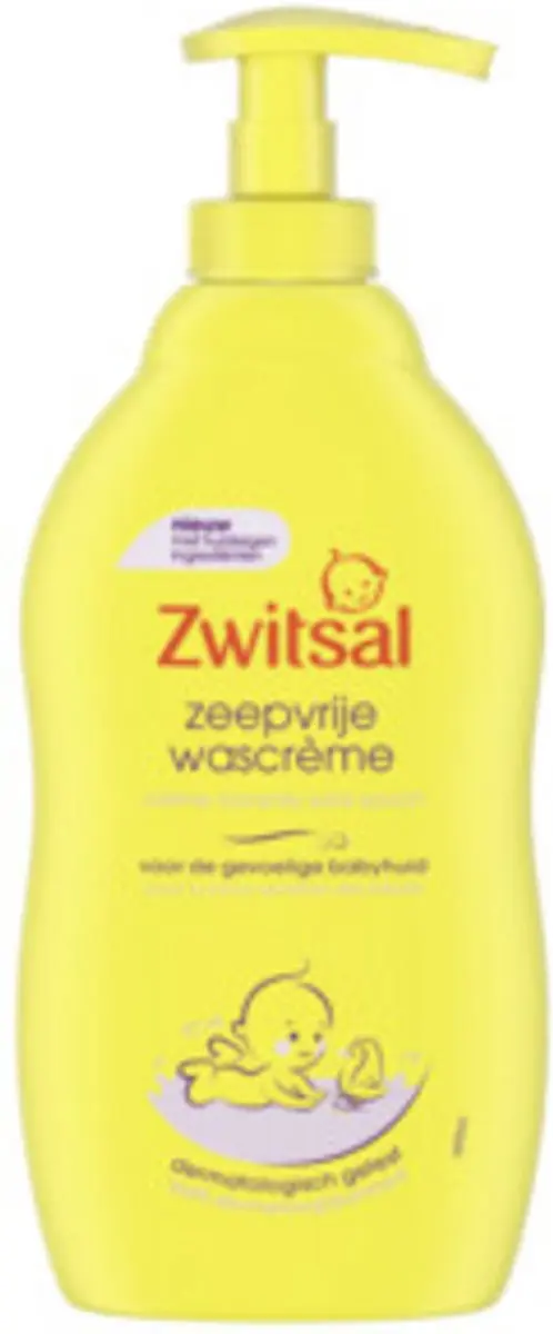Zwitsal Zeepvrije Wascrème 400ml - 6 Stuks