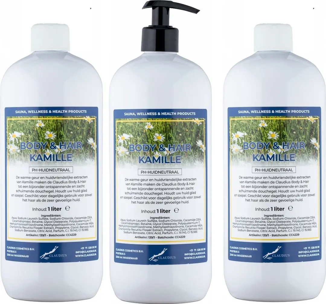 Splashbox Cosmetics Body & Hair Kamille 3 Liter