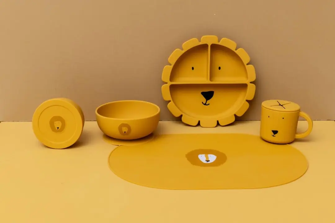 Trixie Mr. Lion Siliconen Kommetje - Geel
