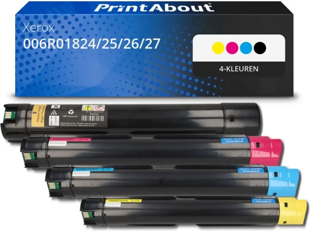 PrintAbout Toner 006R01824/25/26/27 4-kleuren Multipack