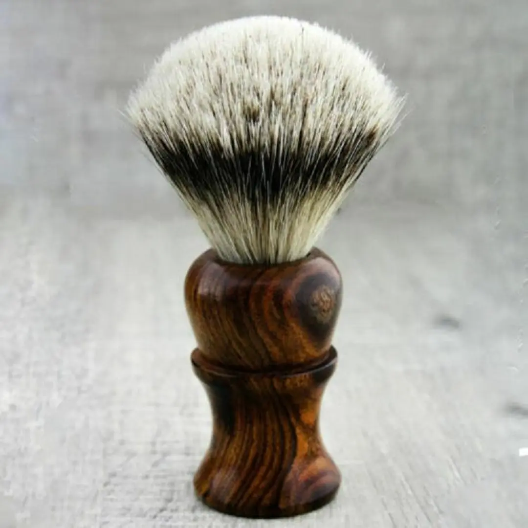 Haryali London Scheerkwast Palissander - Synthetisch Zilver