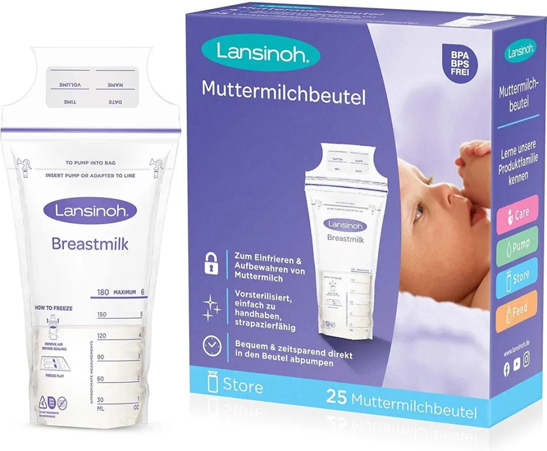 Lansinoh Zoogcompressen & Bewaarzakjes - 145 Stuks