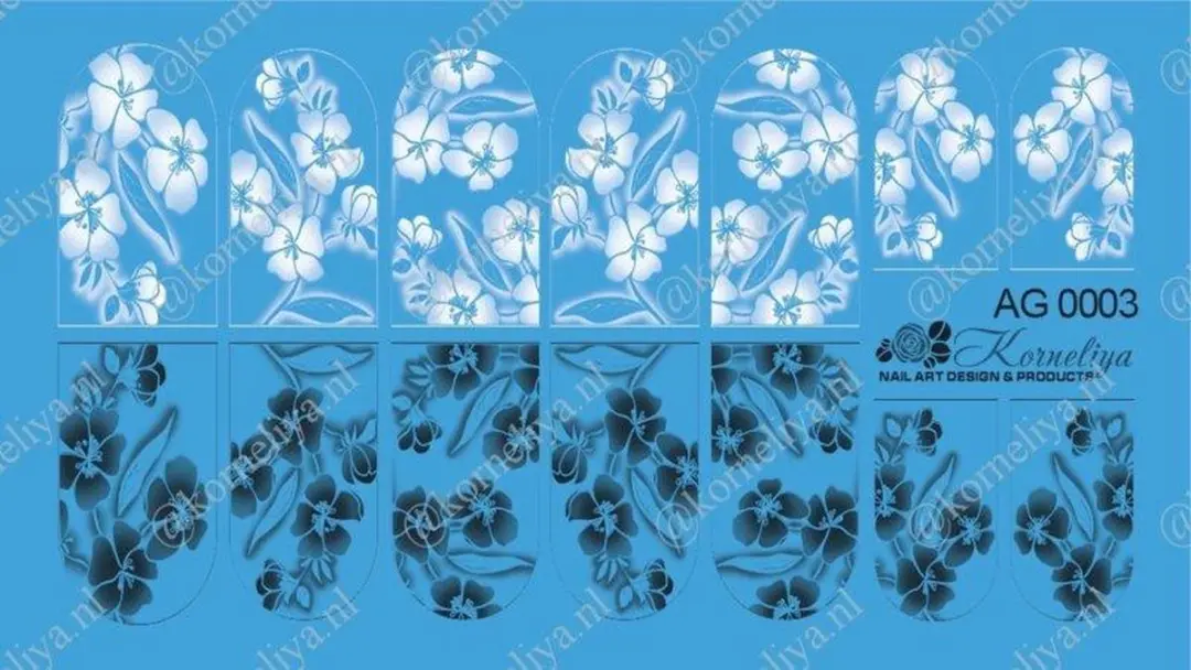 Korneliya Airbrush Waterdecal AG 0003