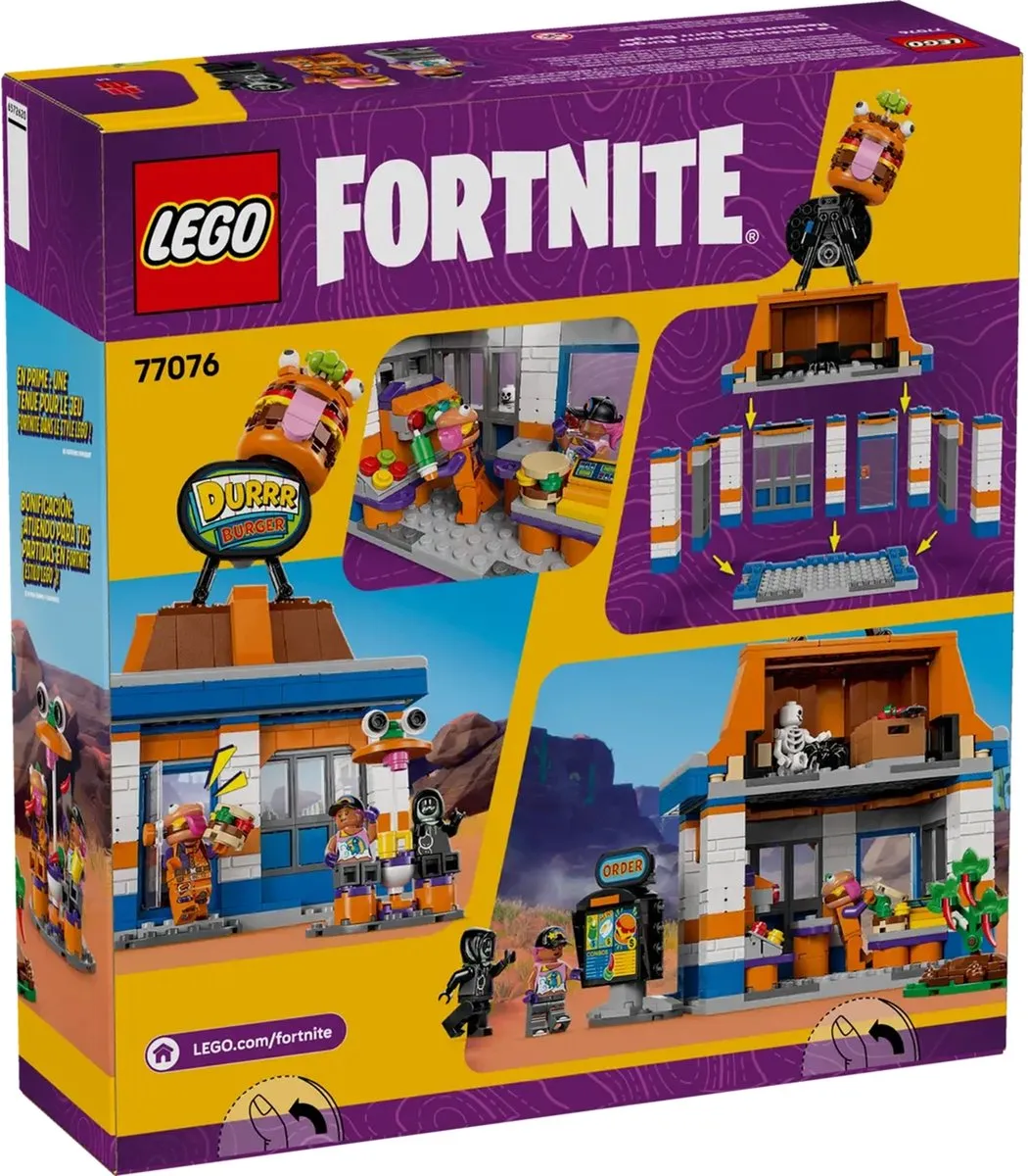 LEGO Fortnite Durrr Burger Restaurant 77076 - 546 Stukken - afbeelding 6 van 6