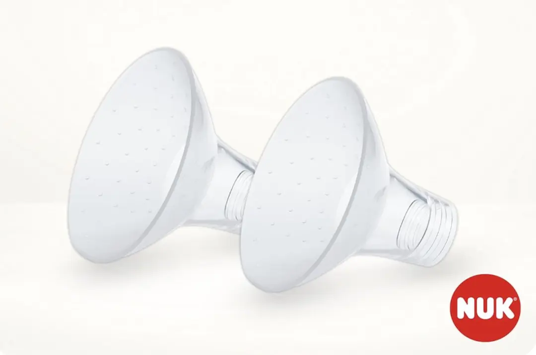 NUK Soft & Easy Dubbele Elektrische Borstkolf - 24/27mm Cups - Wit