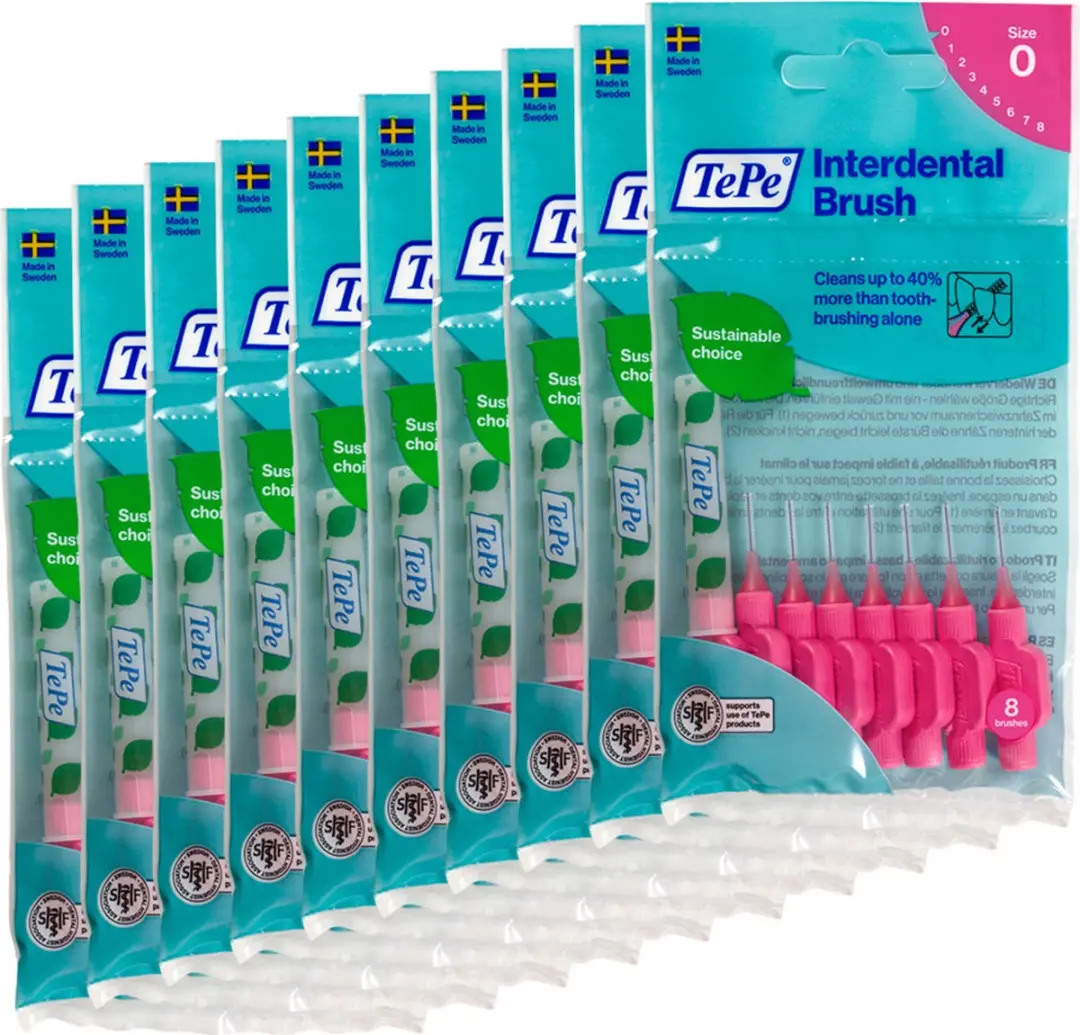 TePe Interdentale Ragers Original 0,4mm Roze