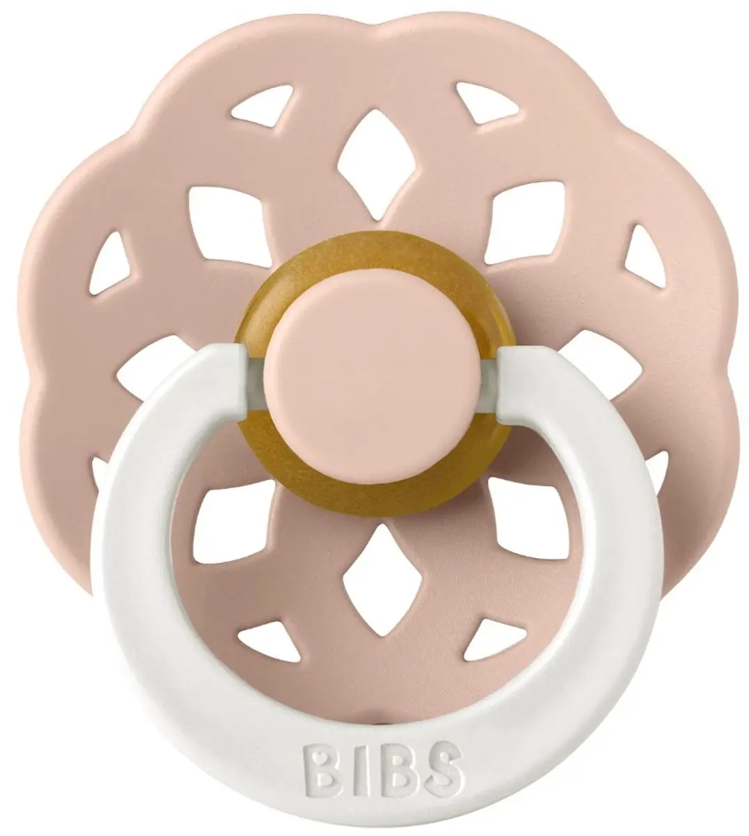 BIBS Boheme Glow In The Dark Fopspeen - Roze