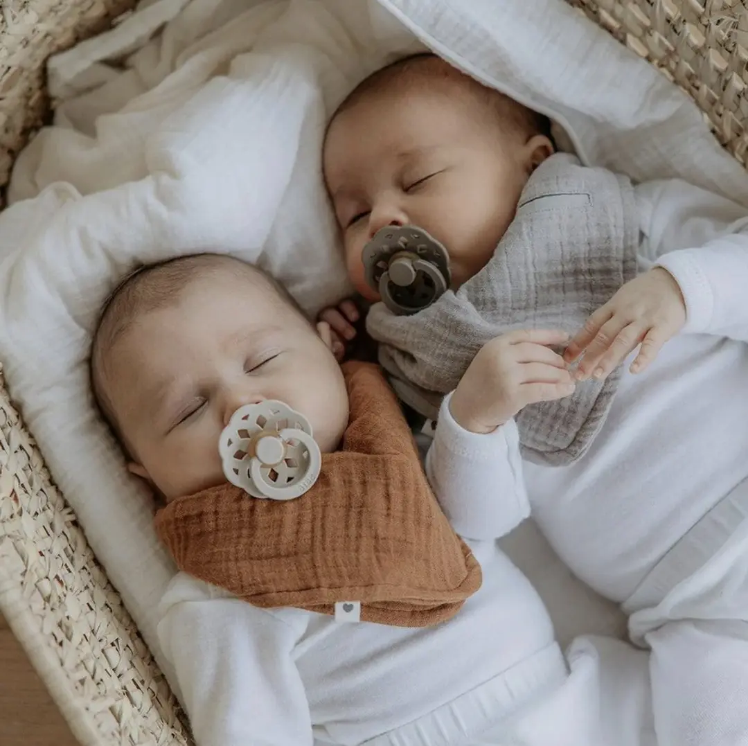 BIBS Boheme Speen - 2 Stuks - Maat 1 (0-6m) - Ivory/Sage