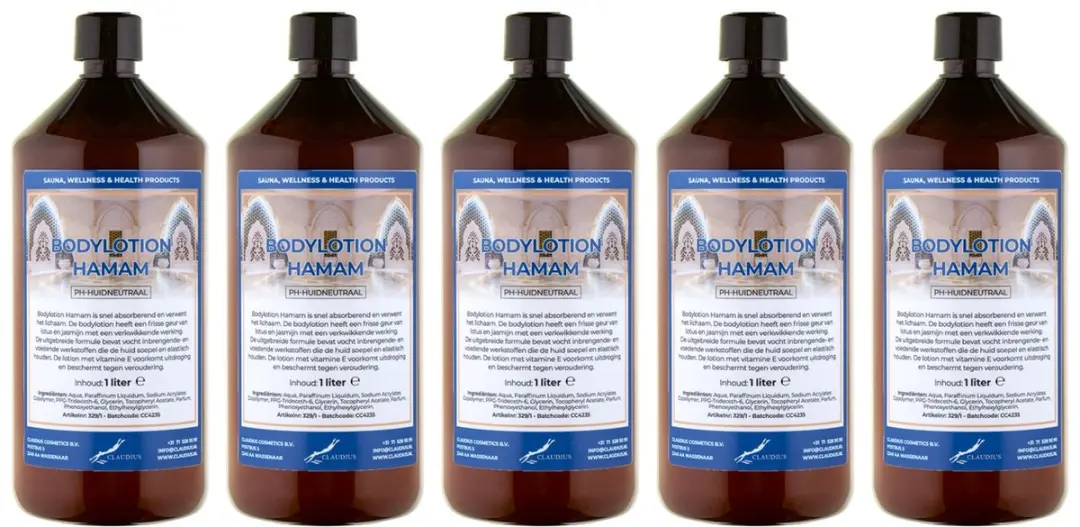 Splashbox Cosmetics Hamam Bodylotion 5L - 5 Stuks