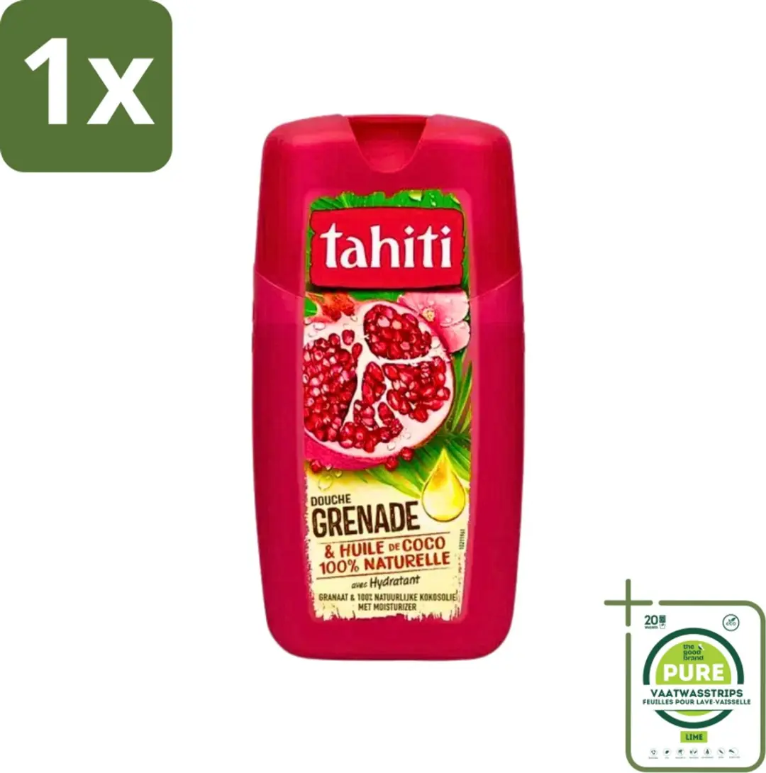 Tahiti Douchegel Granaatappel & Kokosolie 250ml