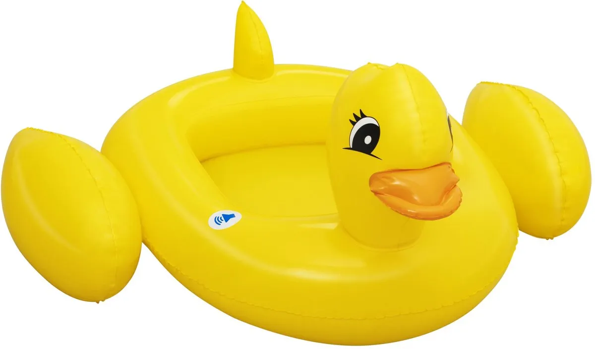 Bestway Kinderbootje Funspeakers Eend - Geel