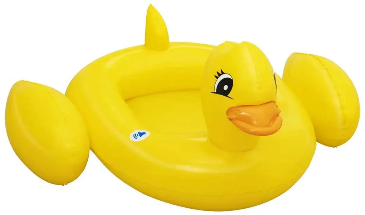 Bestway Kinderbootje Funspeakers Eend - Geel