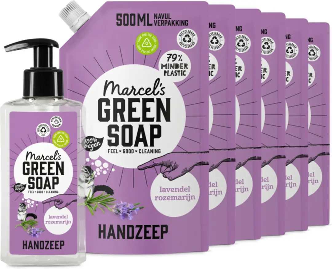 Marcel's Green Soap Handzeep Lavendel & Rozemarijn 250ml