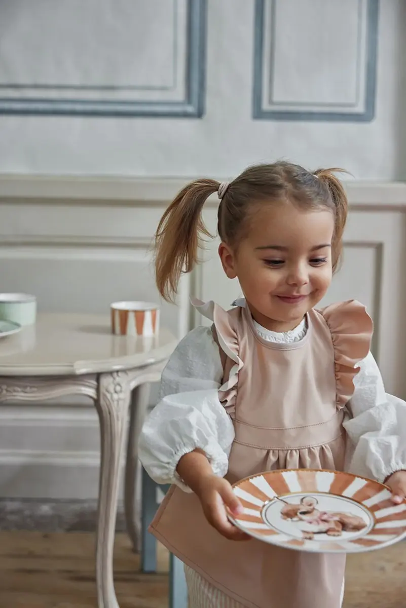 Elodie Bunny Darling Porseleinen Babyservies - 1 Bord + Kom