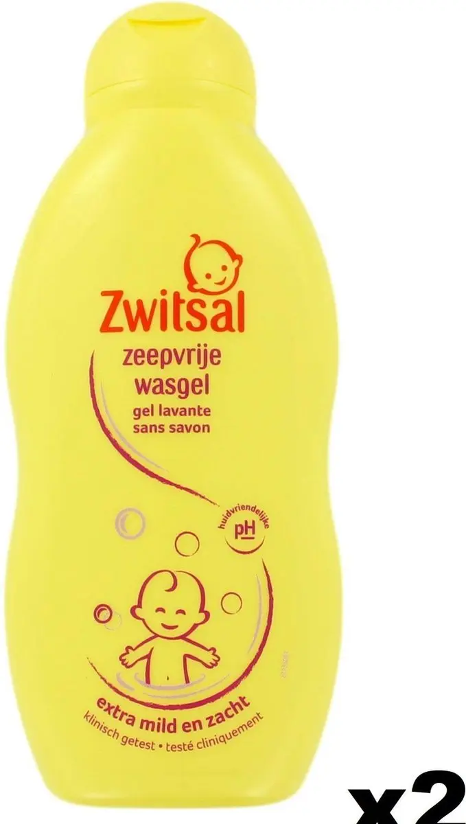 Zwitsal Schuimbad Zeepvrij 200ml x 2