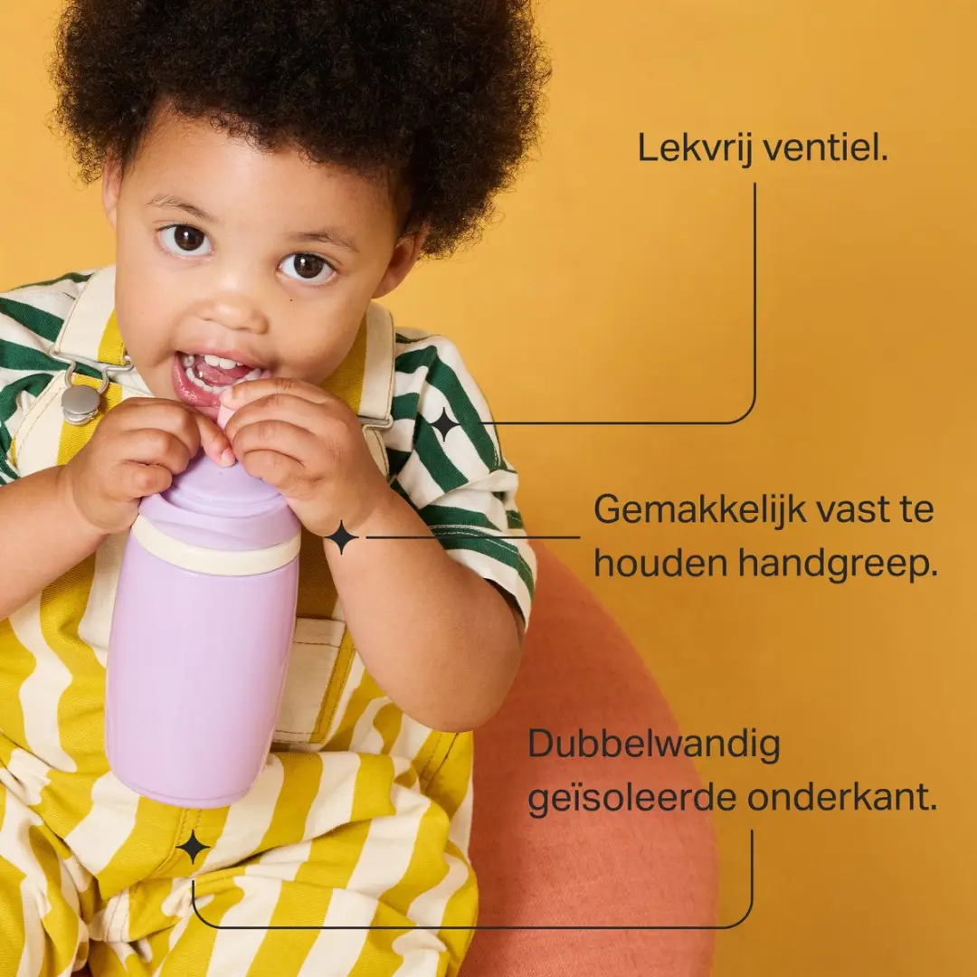 Tommee Tippee Active Tuitbeker Geïsoleerd 266ml - 2 Stuks - Blauw/Geel