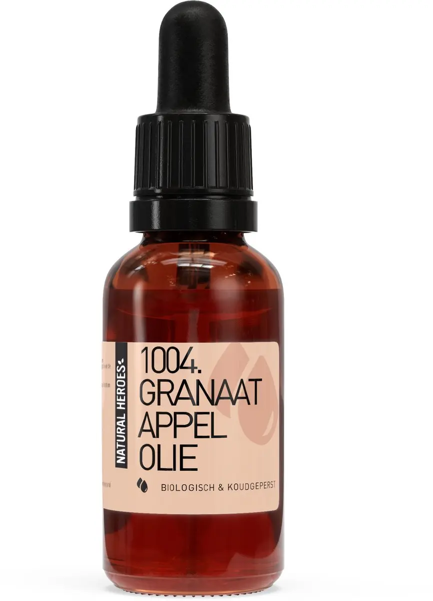 Natural Heroes Granaatappelzaadolie 30ml - Biologisch & Koudgeperst