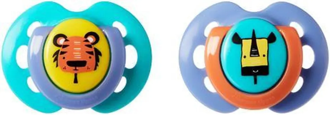 Tommee Tippee Fun Style Fopspenen 0-6m - 2 Stuks - Multicolor