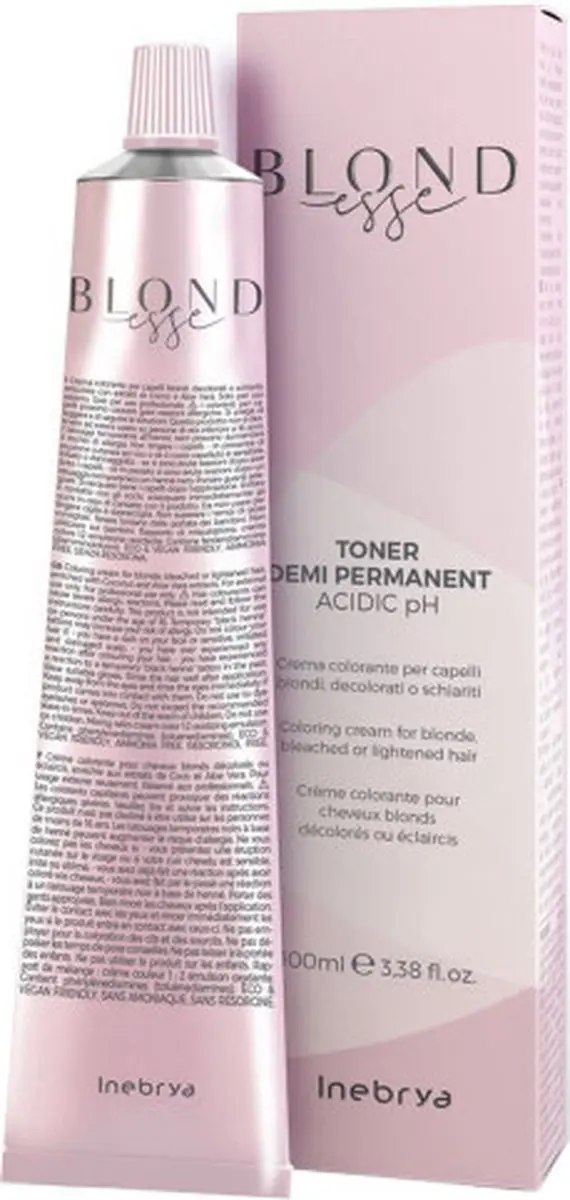 Inebrya Blondesse Toner Metallic Dark Grey Pearl 100ml