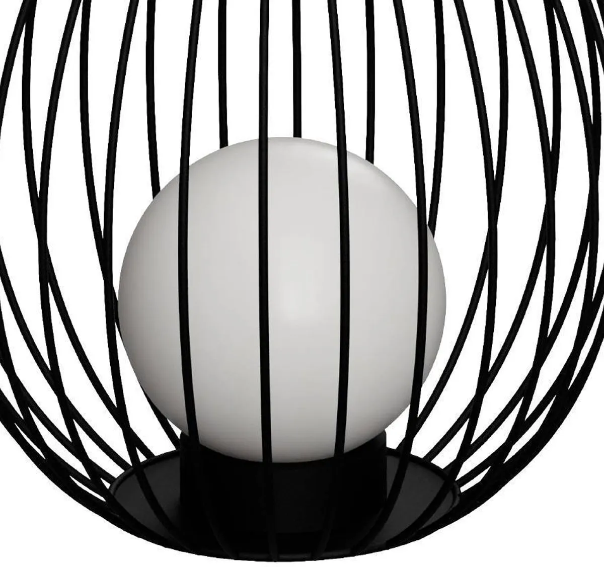 Eglo Fossombrone Staande Buitenlamp E27 - 68,5 cm - Zwart/Wit
