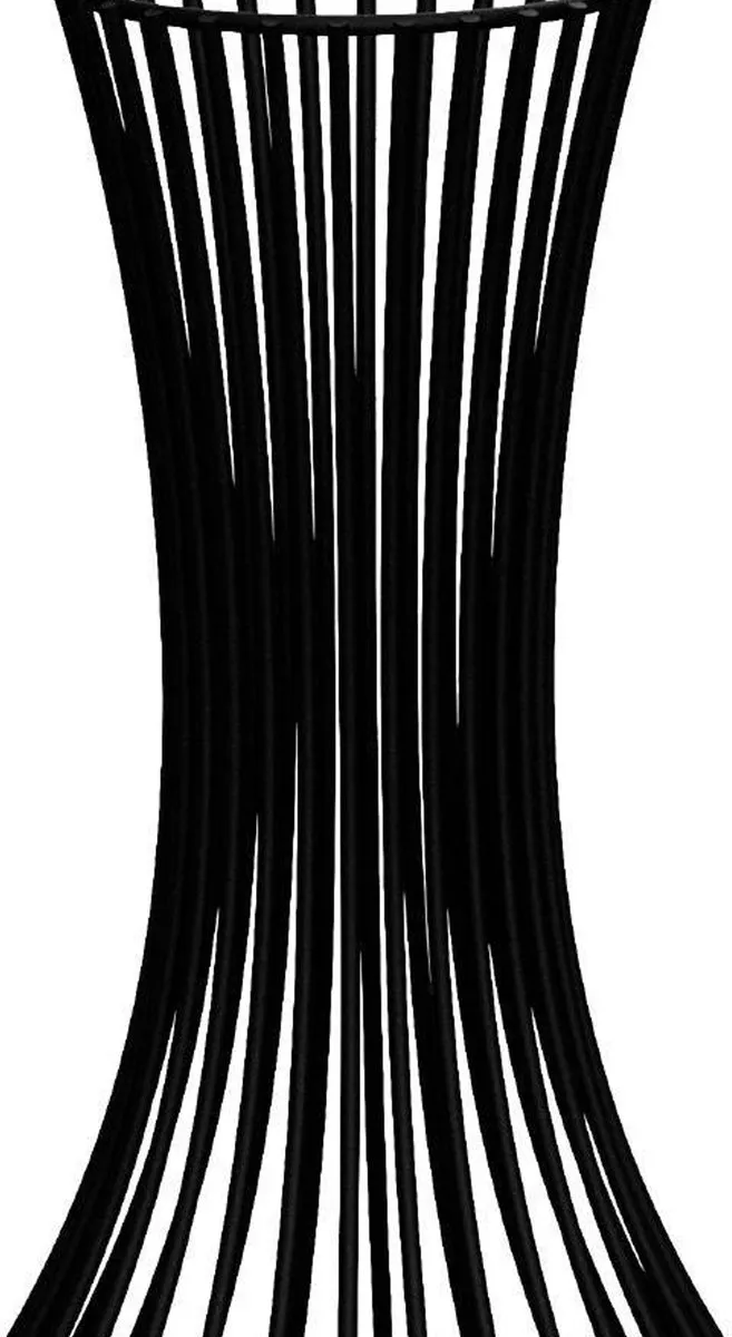 Eglo Fossombrone Staande Buitenlamp E27 - 68,5 cm - Zwart/Wit