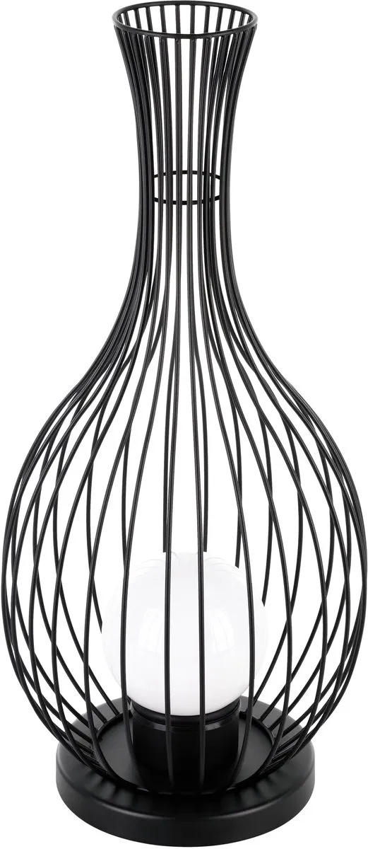 Eglo Fossombrone Staande Buitenlamp E27 - 68,5 cm - Zwart/Wit