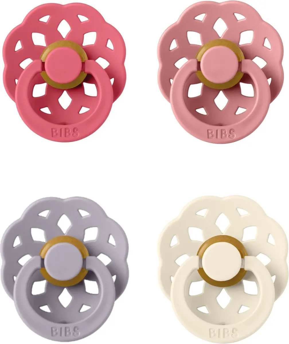 BIBS Boheme Fopspeen Set 4 Stuks
