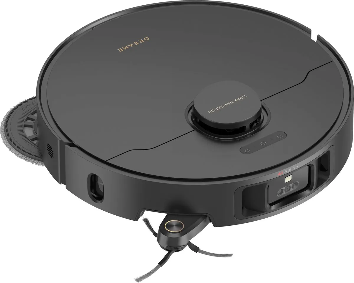 Dreame X40 Ultra Complete - Robotstofzuiger met dweilfunctie - Geschikt voor huisdierharen - Complete accessoires kit - Zwart