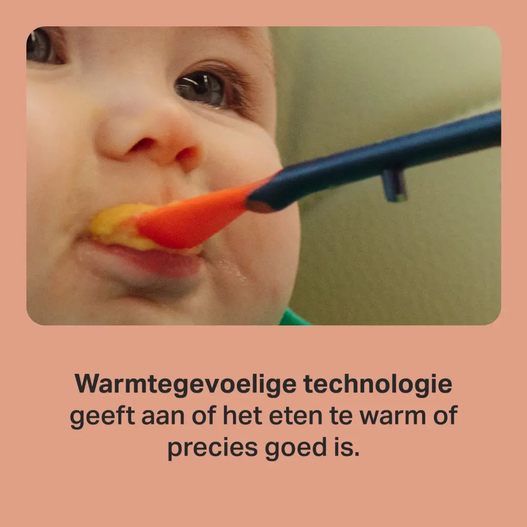 Tommee Tippee Warmtegevoelige Lepels - 4 Stuks - Oranje Rood