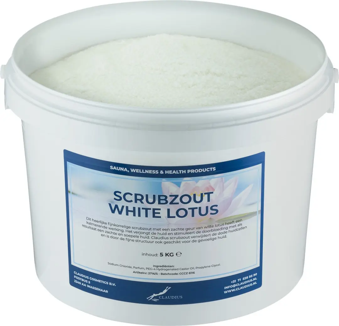 Splashbox Cosmetics Scrubzout White Lotus 5 kg