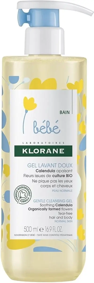 Klorane Gentle Cleansing Gel Bébé 200ml