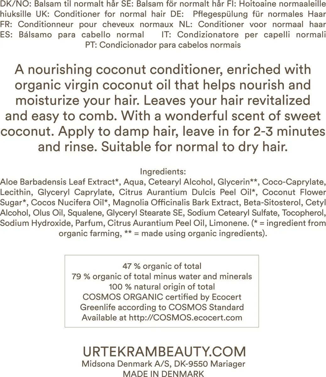 Urtekram Kokos Conditioner 180ml