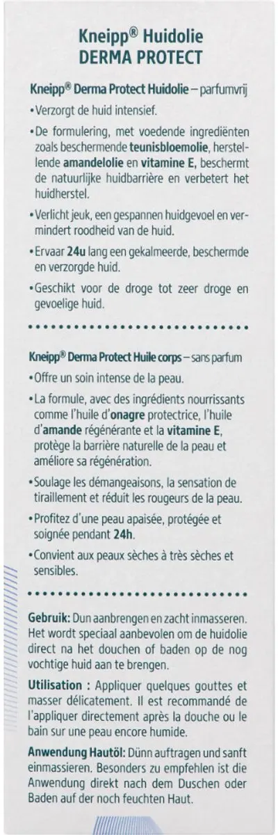 Kneipp Derma Protect Huidolie 100ml