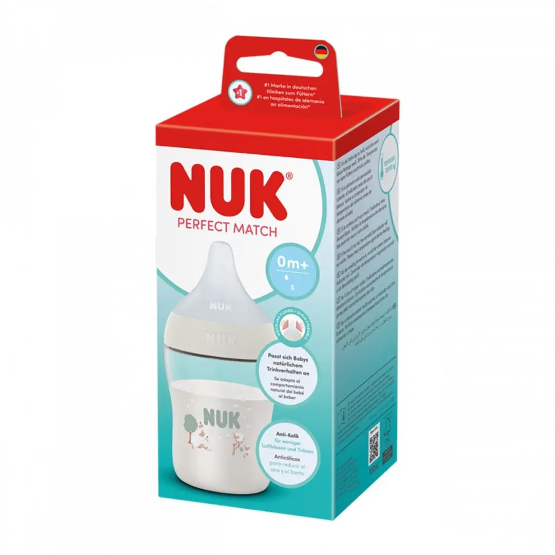 NUK Perfect Match Babyfles 150ml - Multicolor